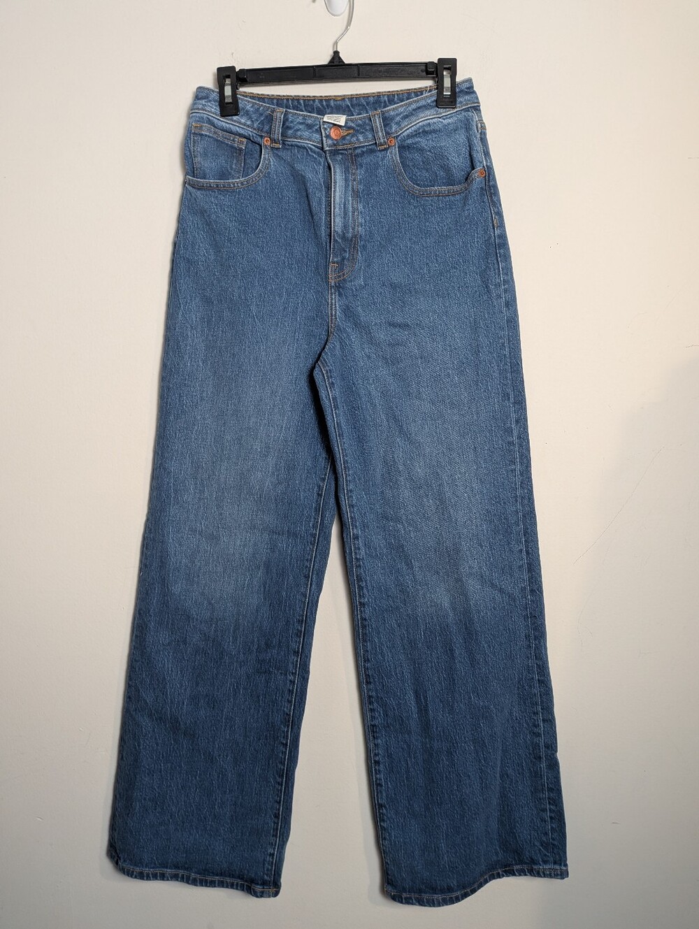 Victoria's Secret Pink Wide Leg Jeans Sz 8 New